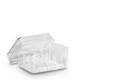 Tom trådbox - Lille til 12 ruller tråd