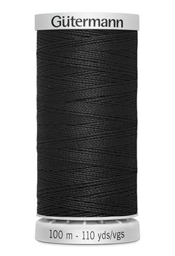 Ekstra stærk polyester tråd - Sort