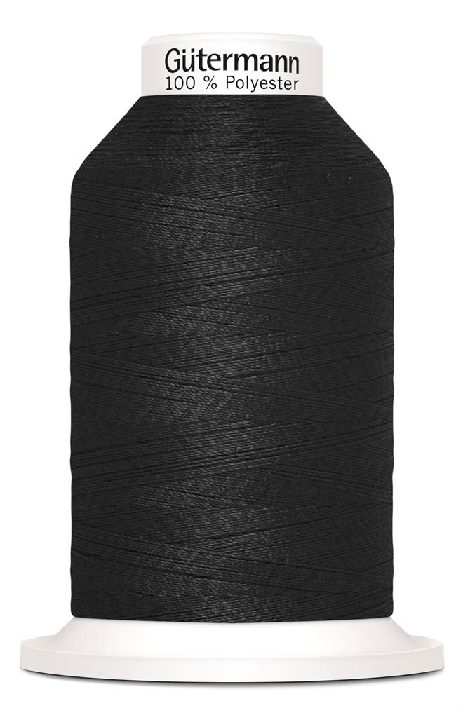 Gütermann Miniking 1000 m farve nr 000 Sort