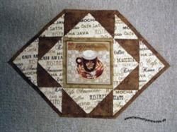 Dækkeserviet Med Midtermotiv mønster