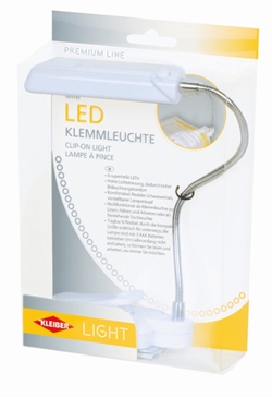 Mini LED Clip-on lampe fra Kleiber