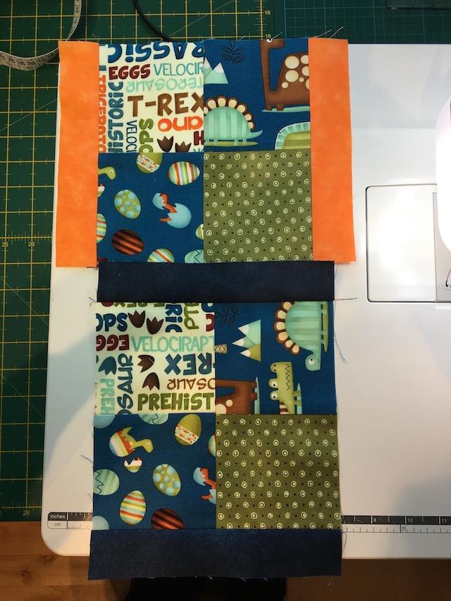 Lenes patchwork tæppe af firkanter - gratis DIY