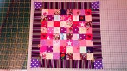 Mini quilt udfordring Lod 8 - Ann-Maris quilt