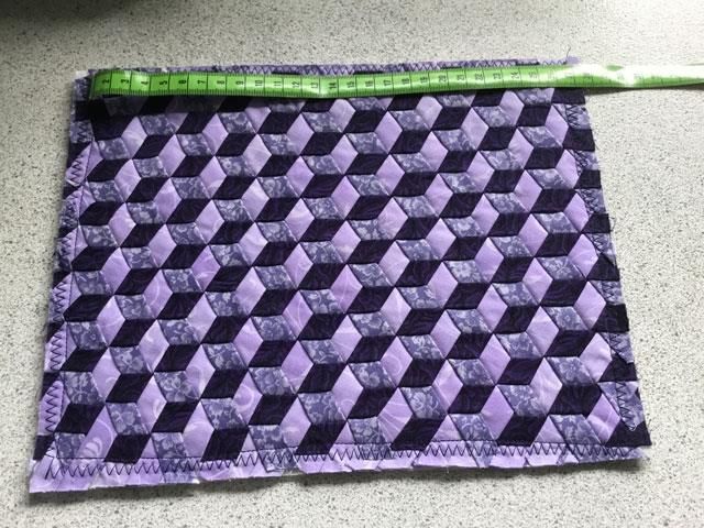 Mini quilt udfordring Lod 20 - Kirstens mini quilt