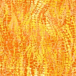 Chameleon patchworkstof - Gul