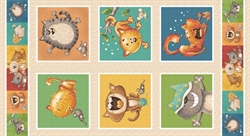 Cat hair Don't care patchworkstof - motiver