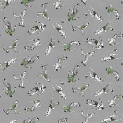 Goalbound patchworkstof - Foldbolds spiller 110 cm bred