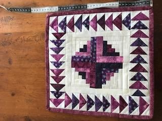 Mini quilt udfordring Lod 23 - Bentes mini quilt