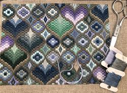 Bargello Little Provence Broderikit fra Moonfeather