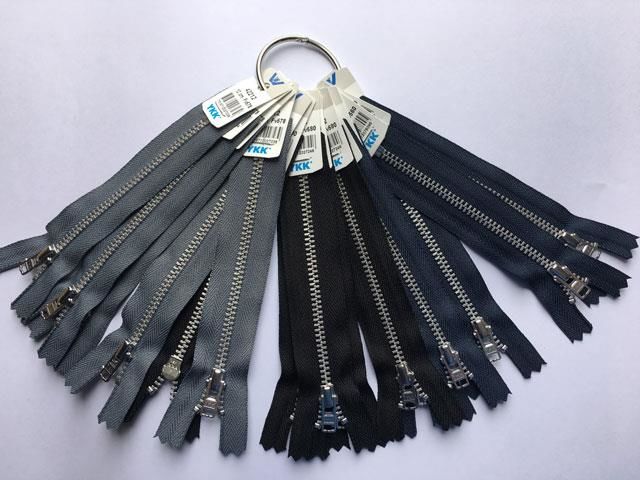 12 cm ikke-delbar bukse lynlås med metal tænder – stærk kvalitet fra YKK