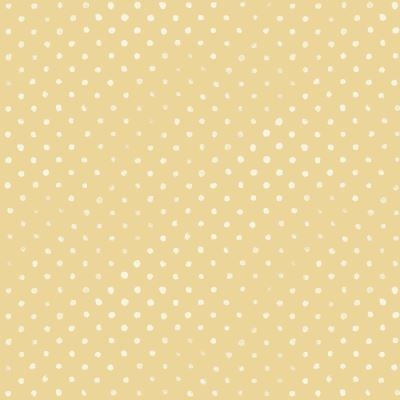 Chicken Scratch patchworkstof - Gul med prikker