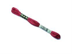 Dmc Broderigarn 006 - farve 304 - Mørk julerød