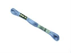 DMC Broderigarn 048 - farve 318 - Mellem grå