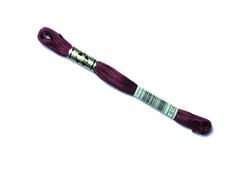 Dmc Broderigarn 011 - farve 814 -  Mørk støvet Bourdeauxrød