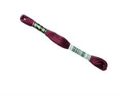 Dmc Broderigarn 010 - farve 815 -  Mørk Bourdeauxrød