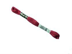 Dmc Broderigarn 009 - farve 816 -  Støvet Mørk rød