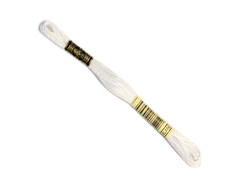 DMC Broderigarn 001 - farve Blance - hvid