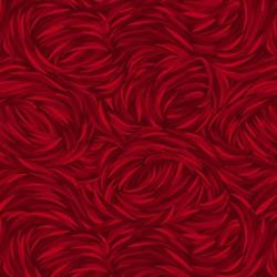 Tempest patchworkstof - Mørke rød