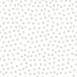 Moonlit Dreams patchworkstof - lys stjerne