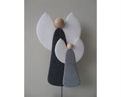 Engle med barn mønster 