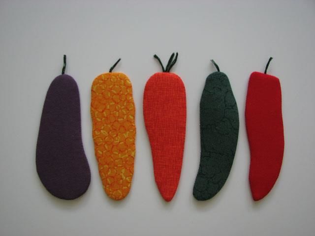 Fem grøntsager mønster