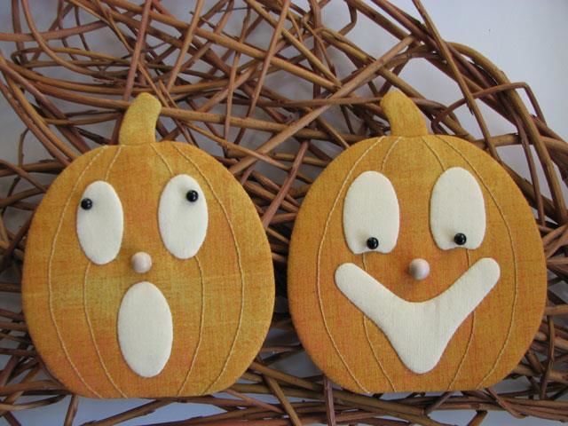 Græskar mønster håndsyning