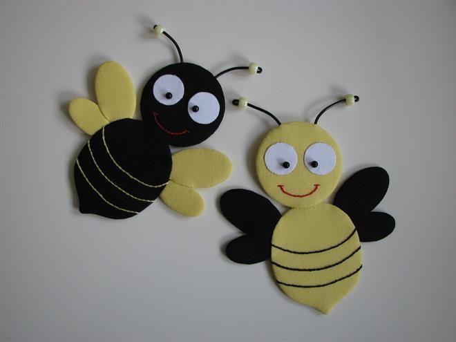 Honningbi/humlebi mønster sy fine honningbier og humlebier – mønster fra houhou design