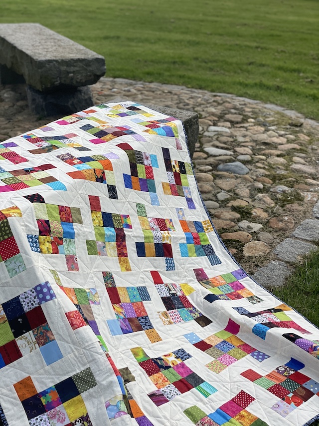 Masser af firkanter i Kerteminde tæppet