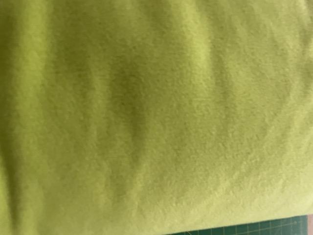 Super Fleece stof Anti pilling - Limegrøn