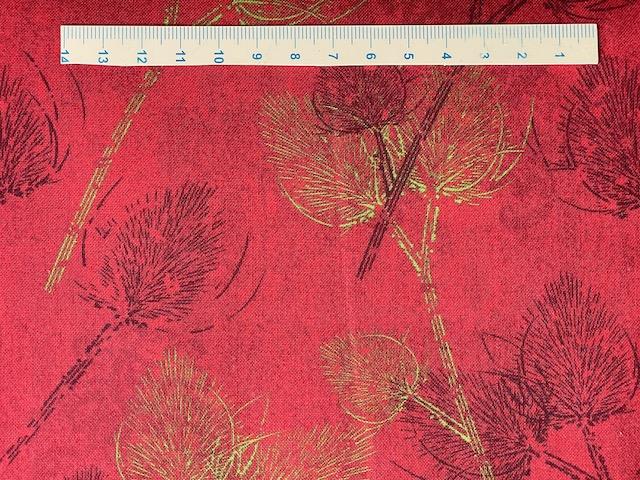 Colour Ways patchworkstof  - Rød blade