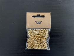 Guld voksperler 4 mm