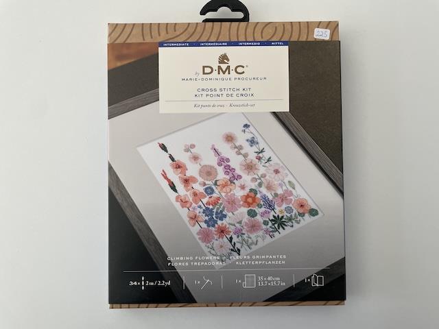 DMC Broderikit – Climbing Flowers af Marie-Dominique Procureur