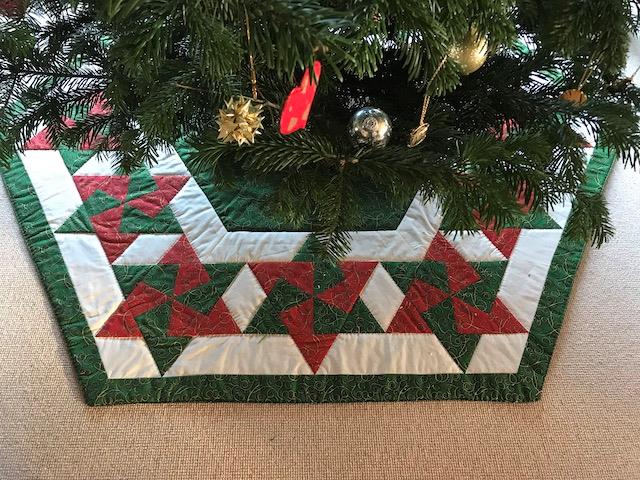 Dagmar Juletræstæppe mønster 12 stjerner