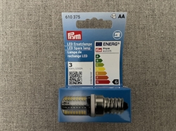 Symaskine pære med ledlys og skruefatning fra Prym.