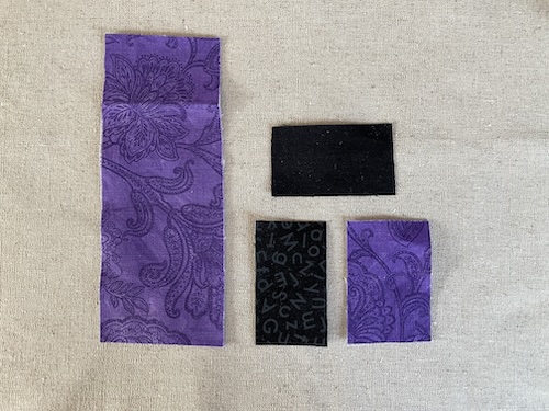 Hornblå- turkis blå patchwork tæppe