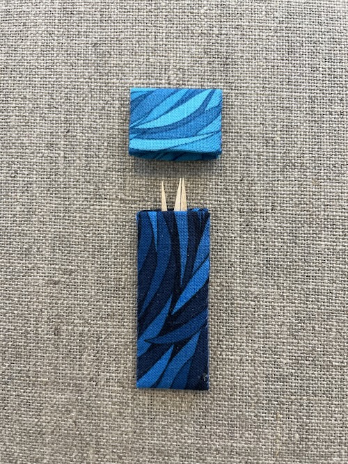 Tandstik etui - håndsyet. Gratis opskrift/DIY