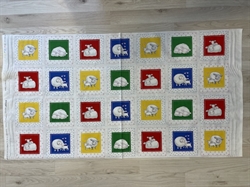 Får som 28 motiver på patchworkstof 1 rapport