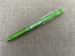 FriXion pen - Limegrøn quiltepen /overførings pen til stof