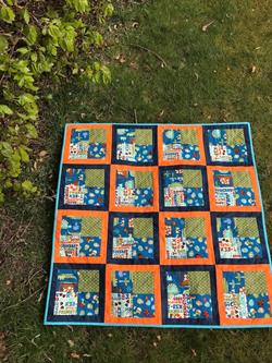 Lenes tæppe af firkanter - gratis vejledning til dig