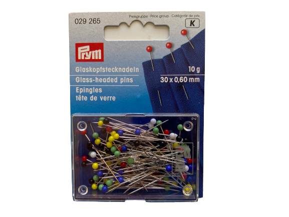Nipse nåle med glashoveder