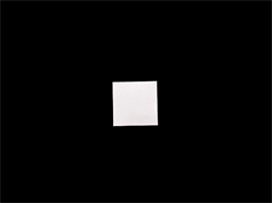 3.5 x 3.5 cm  udstandset Pap firkanter 