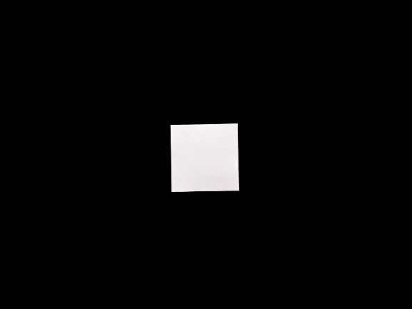 3.5 x 3.5 cm  udstandset Pap firkanter 