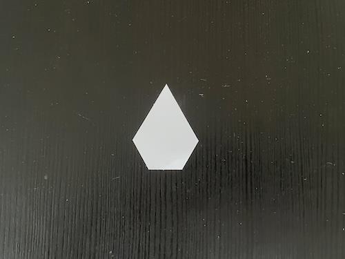 Diamanter/Juveler 2 cm - færdig standset pap skabeloner (U-1)