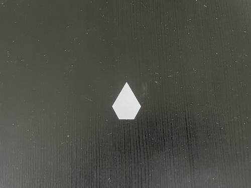 Diamanter/Juveler 1,5 cm - færdig standset pap skabeloner (U-3)