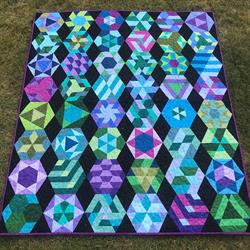 HANNES Sekskanter Månedstæppe 2020 mønster