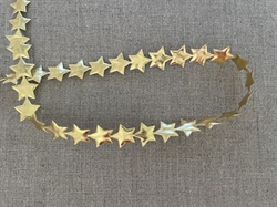 Stjerner Guld 2 cm - ens på begge sider. 