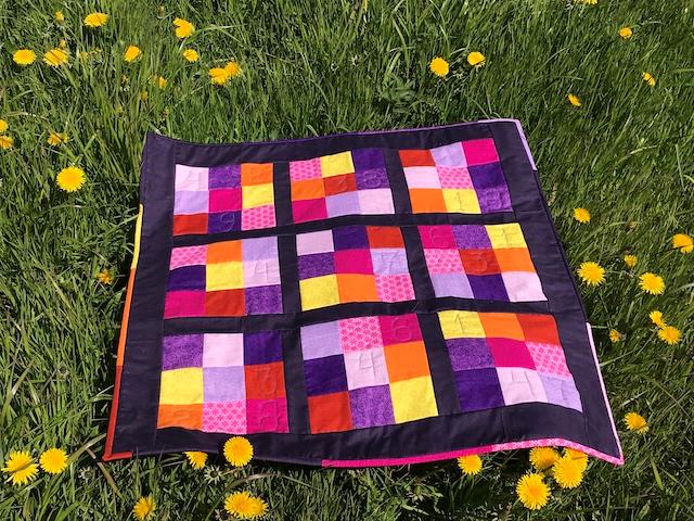 Gratis mønster på Sudoku patchwork tæppe / dug