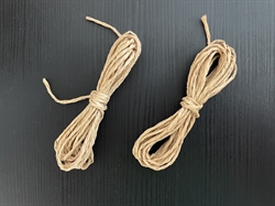 5 m beiges papirs snor til ophæng, ben, følehorn mm