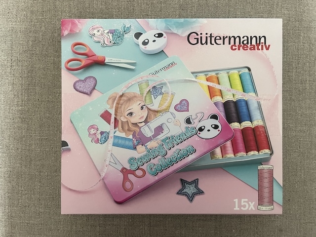 Gutermann creativ – Swing Friends Collection 15 ruller sytråd og 3 gaver