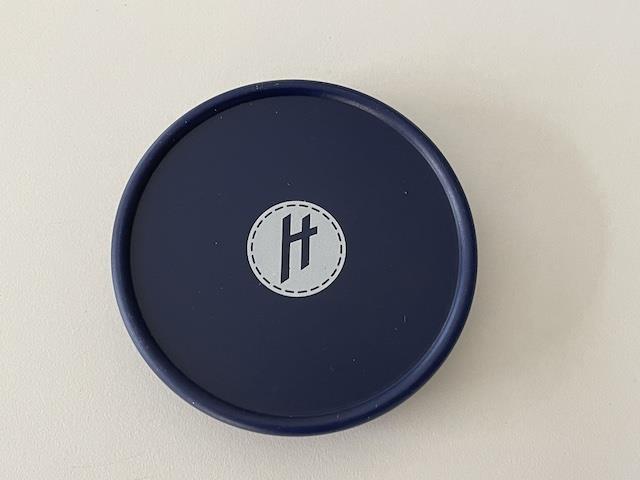 Rund blå magnetnålholder – praktisk opbevaring af knappenåle til patchwork og syning